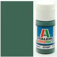 Italeri Flat Medium Green (4314AP) - Matná střední zelená modelářská barva 20 ml