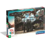 Jak vycvičit draka 104dílné Super Color Puzzle - Clementoni