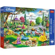Jarní piknik Disney princezen, 1000dílné prémiové plus kvalitní puzzle – Trefl
