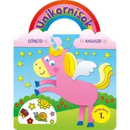 Jednorožci - Vybarvi a nalep samolepkami 1. pracovní sešit