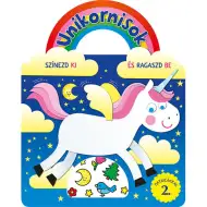 Jednorožci - Vybarvi a nalep samolepkami 2. pracovní sešit
