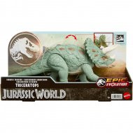 Jurský svět: Obří útočící Triceratops dinosaurus - Mattel