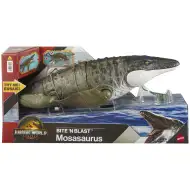 Jurský svět: Znovuzrození – Figurka Mosasaurus Bite N Blast - Mattel