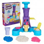 Kinetic Sand: Sada na výrobu zmrzliny z modelovacího písku 396g - Spin Master