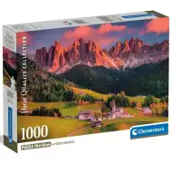 Kouzelná Dolomity 1000 ks HQC puzzle s plakátem - Clementoni