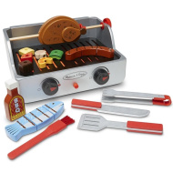 Kreativní dřevěná hrací sada na grilování a barbecue - Melissa &amp; Doug