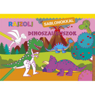 Kresli s šablonami - Omalovánky dinosauři