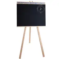 Kreslící tabule na stojanu s hodinami