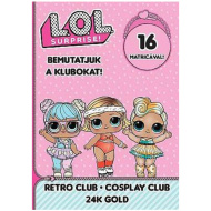 L.O.L. Surprise! - Představujeme Kluby! - Retro, Kostým, 24karátové zlaté samolepkové sešit