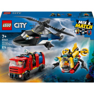 LEGO® City: Vrtulník, hasičské auto a ponorka v jednom balení (60462)