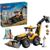 LEGO® City: Žlutý nakladač s rypadlem (60480)
