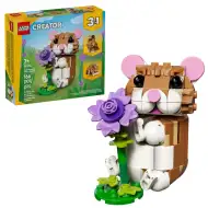 LEGO® Creator: Roztomilý křeček s květinou (31376)