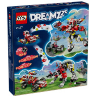 LEGO® DREAMZzz: Cooperův robotický tygr a Zeroův hot rod vůz (71497)