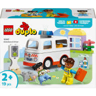 LEGO® DUPLO®: Sanitka a řidič sanitky (10447)