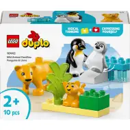 LEGO® DUPLO®: Zvířecí rodiny ve volné přírodě: Tučňáci a lvi (10442)