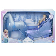 Ledové království: Elsa a Nokk s ledovým kočárem - Mattel