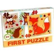 Lesní zvířata dětské puzzle - D-Toys