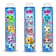 Littlest Pet Shop: 3dílná sada figurek v tubě, různé druhy, 1ks