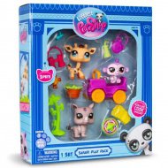 Littlest Pet Shop: 3dílný balíček figurek série 1 - Safari