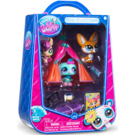 Littlest Pet Shop: Pyžamová párty – 3dílná hrací sada s figurkami