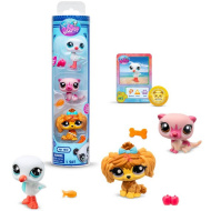 Littlest Pet Shop: Racek, vydra, štěně 3ks figurkový set - Country vibes 2. série