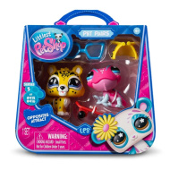 Littlest Pet Shop: Sada dvou figurek S5 – chameleon a jaguár