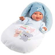Llorens: Liam 38cm pláčící panenka se spacákem