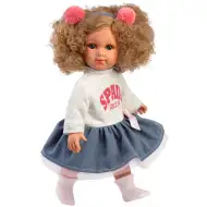 Llorens: Panenka Elena 35 cm s kudrnatými vlasy v sukni