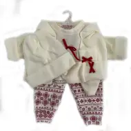 Llorens: Sada oblečení pro panenky s kalhotami s medvídkem a králíčkem, pro panenky o velikosti 43 cm