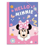 Luna: Desky s gumičkou s motivem Hello Minnie 25x35 cm