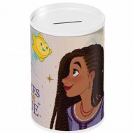 Luna: Disney Wish - Válec ve tvaru kovové pokladničky 10x15cm