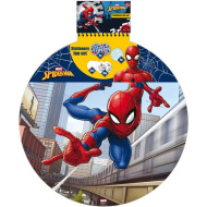 Luna: Kreativní skicák s motivem Spider-Mana, 40 listů, se samolepkami a šablonami.