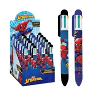 Luna: Kuličkové pero Spiderman, 6 barev, různé druhy, 1 ks