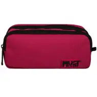 Luna: Must Team Monochrome vínovo-černý válcový penál se 2 kapsami