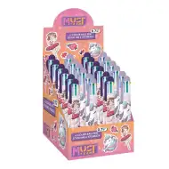 Luna: Must Team kuličkové pero s dívčím motivem, 6 barev, různé druhy, 1 ks