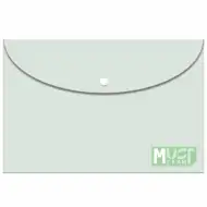 Luna: Plastová složka na dokumenty formátu A4 v pastelově zelené barvě