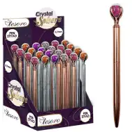 Luna: Poklad Kuličkové pero s křišťálovou špičkou v různých variantách 1ks