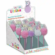 Luna: Tužka s hlavou jednorožce a bambulkou, různé varianty, 1 ks