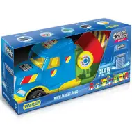 Magic Truck: Betonová míchačka s fluoreskujícími světly 60cm - Wader
