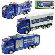 Magic Truck: Policejní nákladní auto na otočných kolech v různých variantách 20 cm