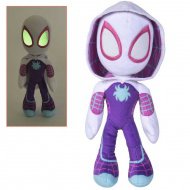 Marvel: Amazing Friends - Spider-Man Ghost Spider plyšová hračka s očima svítícími ve tmě 25cm