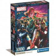 Marvel: Avengers 1000 dílků kompaktní puzzle 50x70cm - Clementoni