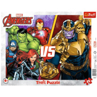 Marvel Avengers 24dílné puzzle s rámem - Trefl