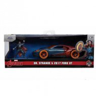 Marvel: Figurka Dr. Strange a model auta 2017 Ford GT 1/32 - Simba Toys