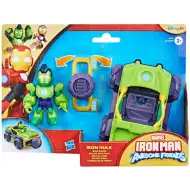 Marvel Iron Man a jeho super přátelé – Sada vozidla a figurky: Iron Hulk - Hasbro