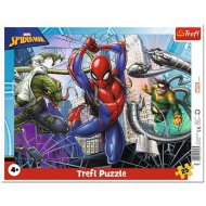 Marvel: Statečný Spiderman 25-dílný rámovaný puzzle - Trefl