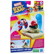 Marvel Stunt Squad: Kapitán Amerika vs. Rudá Lebka střílečka set - Hasbro