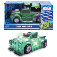 Marvel: Světelný hrdina Hulk vozidlo se světelnými a zvukovými efekty - Jada Toys