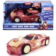 Marvel: Světelný hrdina Iron Man vozidlo se světelnými a zvukovými efekty - Jada Toys