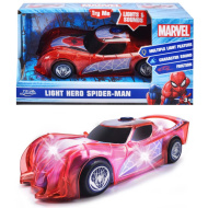 Marvel: Světelný hrdina Spider-Man vozidlo se světelnými a zvukovými efekty - Jada Toys